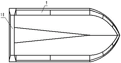 Manufacturing method of wave-eliminating yacht