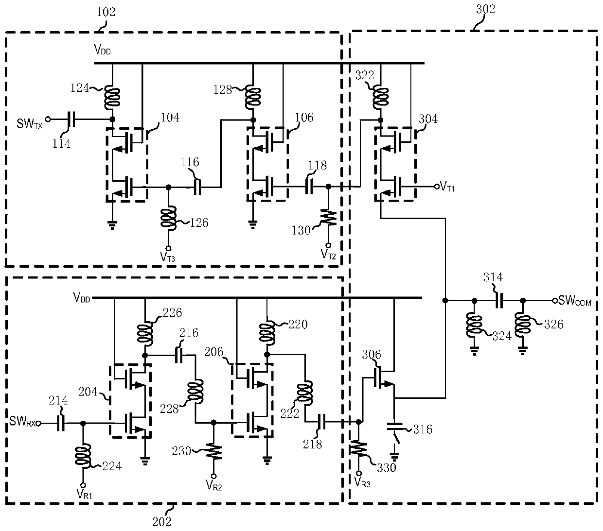 An Active Switch Structure for Millimeter Wave Phased Array Systems