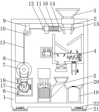 Quantitative cleaning and vibration disinfection equipment for biological experiments