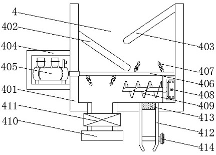 Quantitative cleaning and vibration disinfection equipment for biological experiments