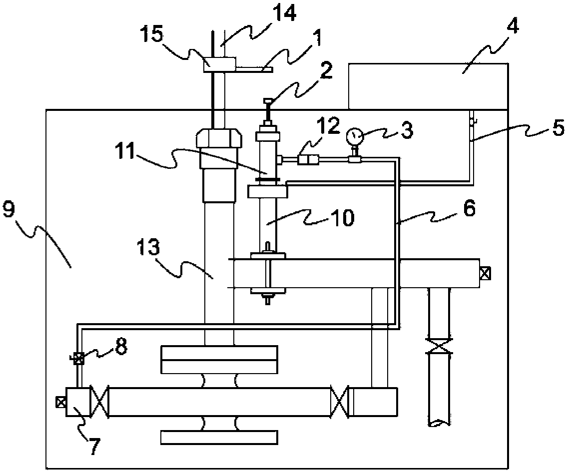 High-pressure well-mouth continuous feeding device