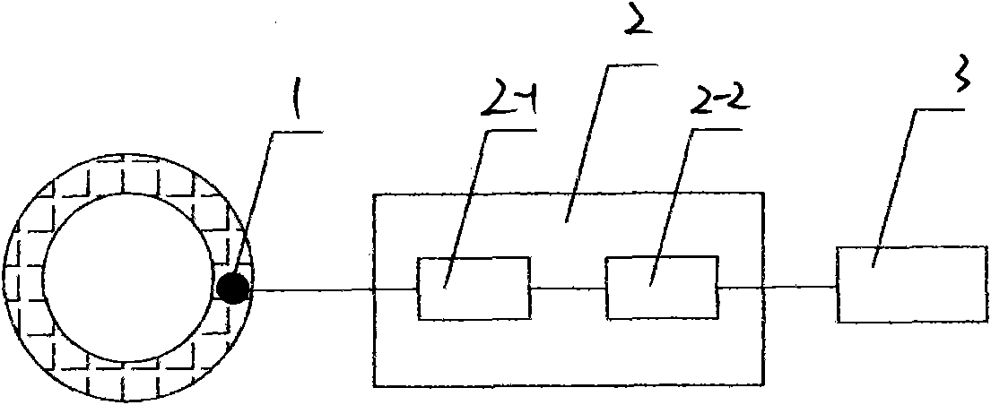 Anti-explosion early warning device for automobile tire