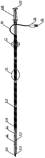 Minimally invasive pneumothorax drainage tube