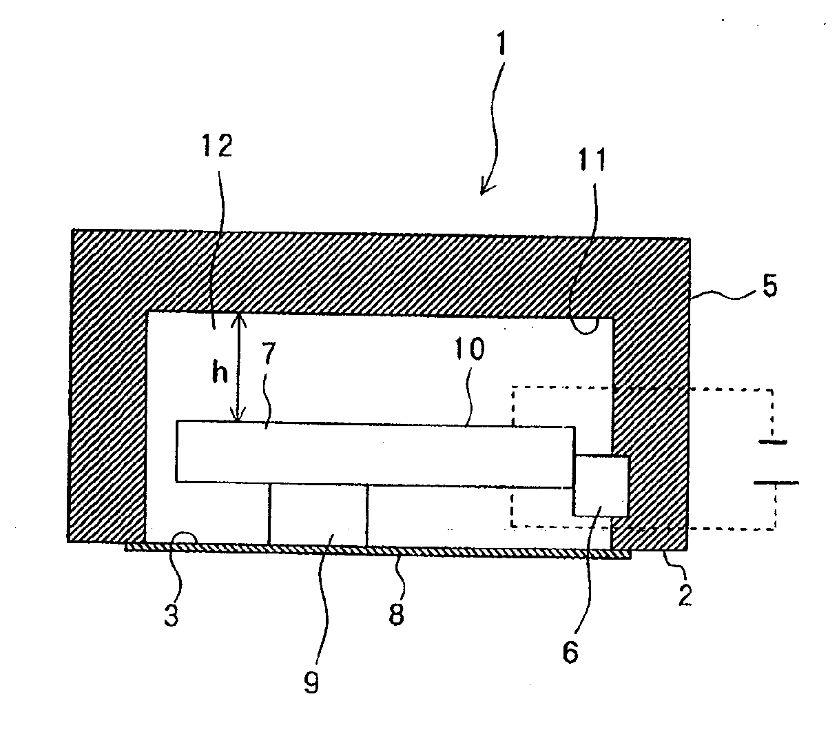 Piezoelectric acoustic element, acoustic device, and portable terminal device