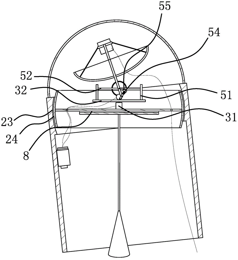 A follow-up tracking device for ship-borne antenna