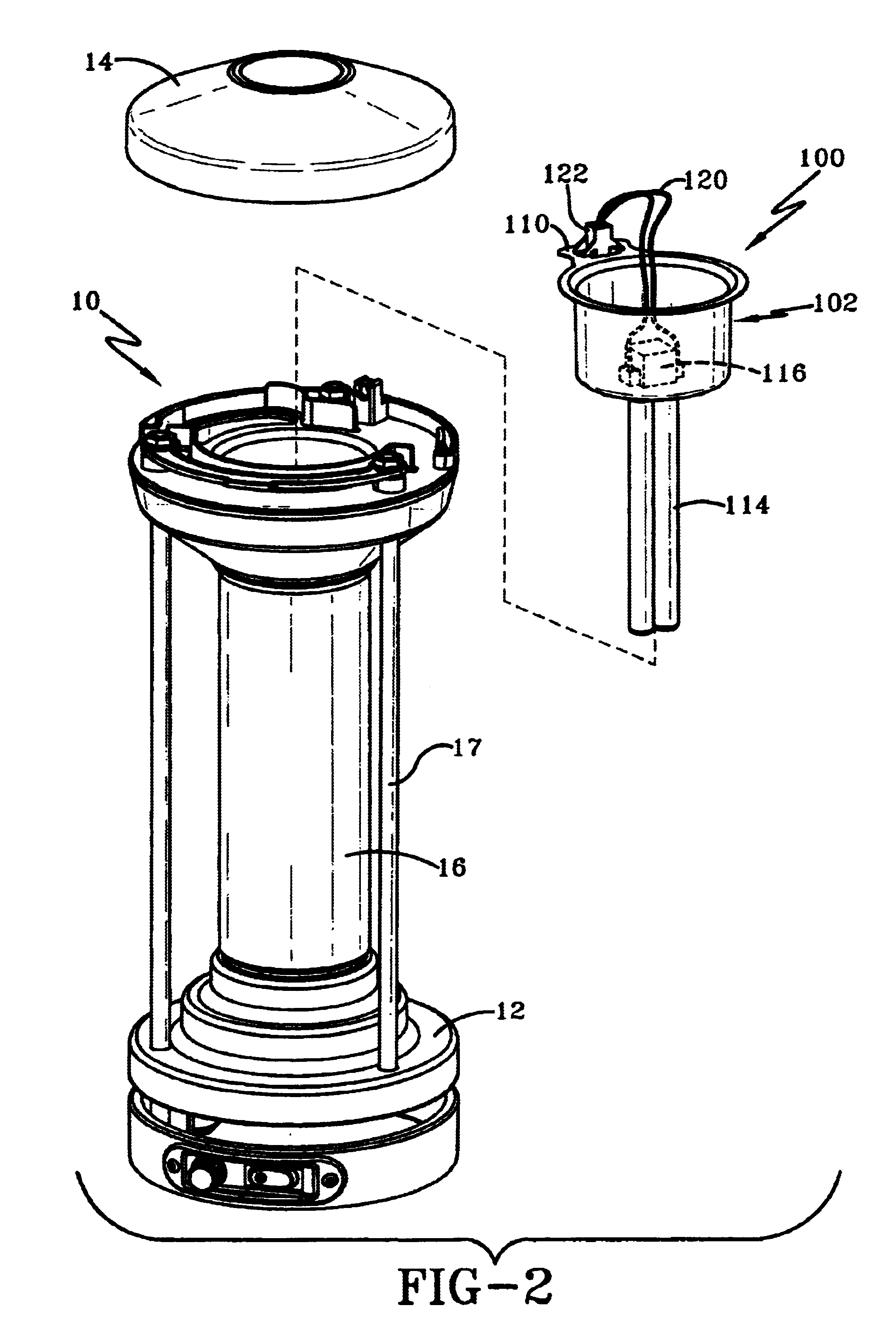 Light module for air treatment units