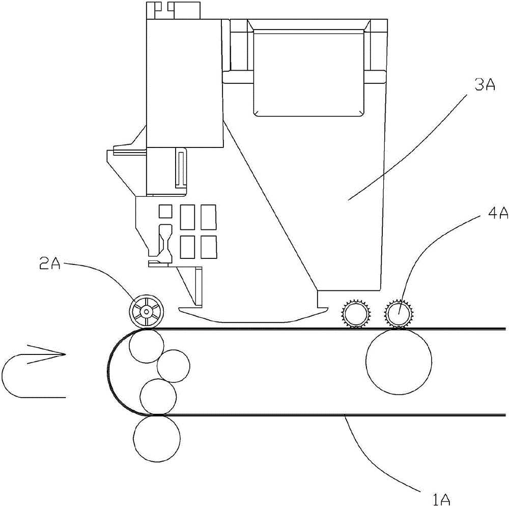 Front-in front-out ink-jet printing equipment