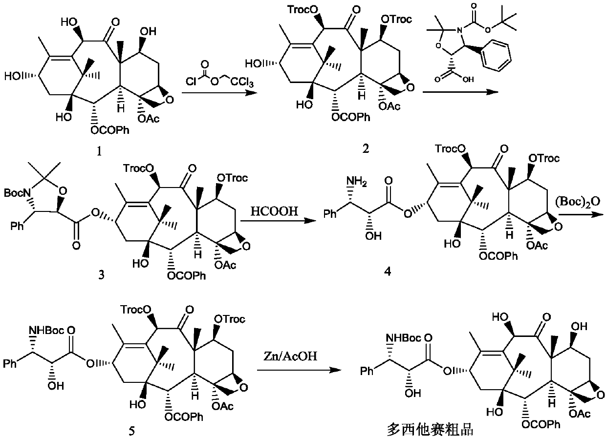 Method for purifying docetaxel