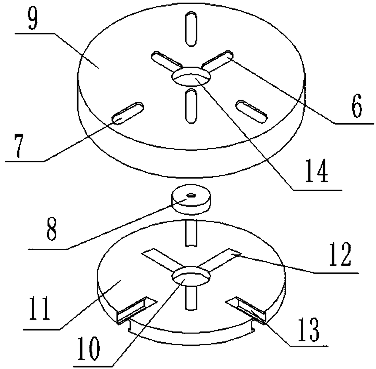 Clamp tool for scroll plate milling and using method thereof