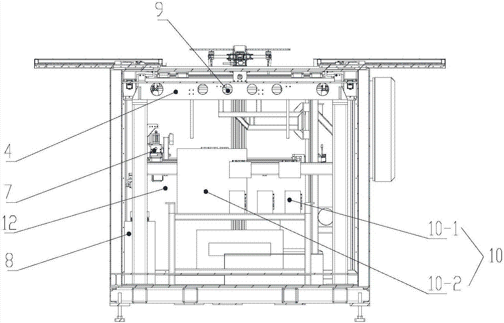 Intelligent hangar for unmanned plane