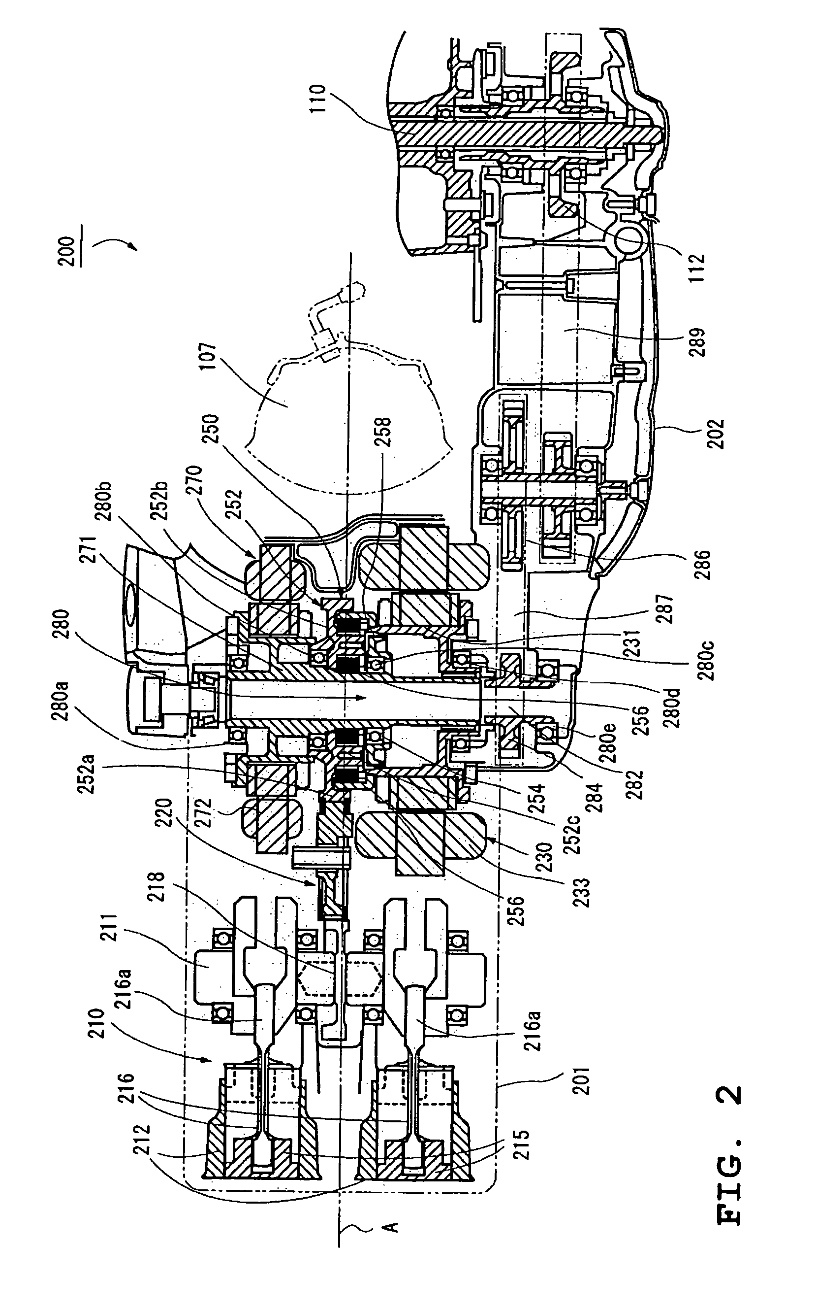 Drive unit for hybrid vehicle