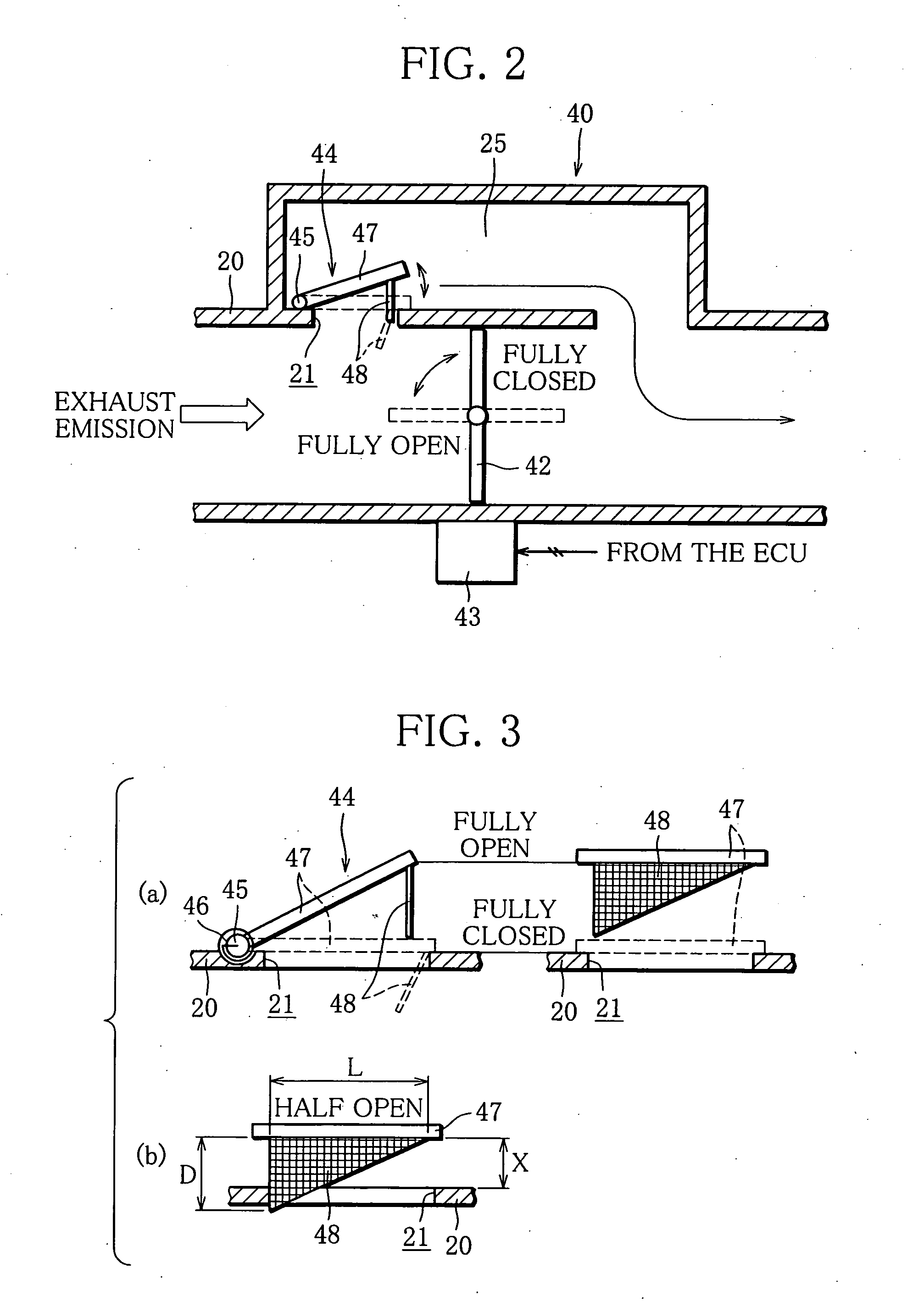 Exhaust pressure-raising device for an internal combustion engine