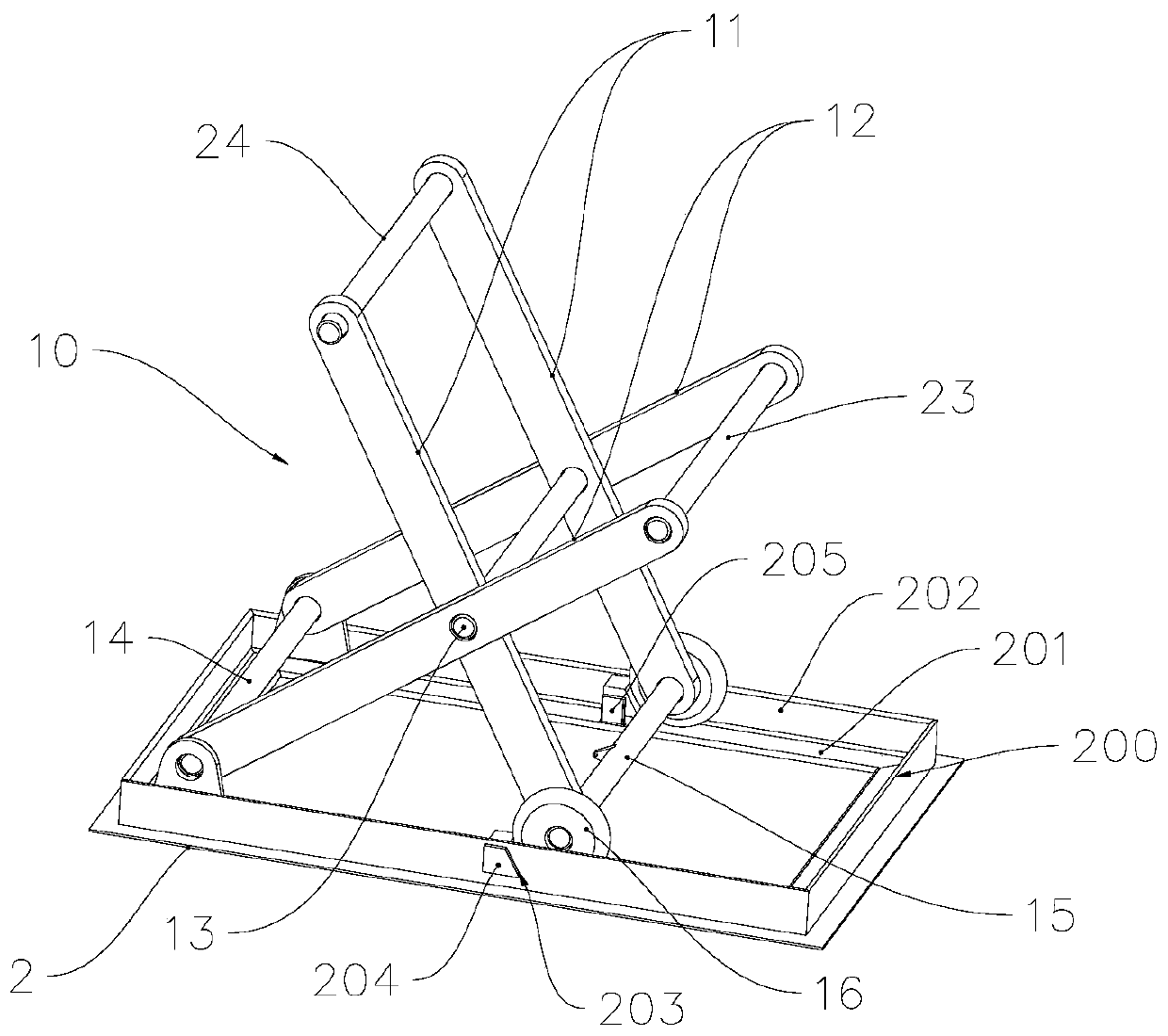 Lifting device and application thereof