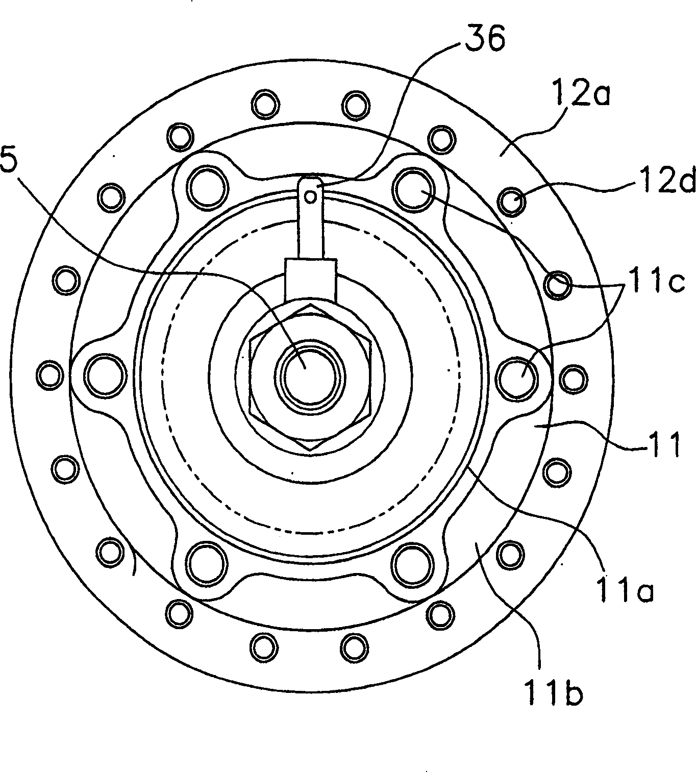 Hub generator for bicycle