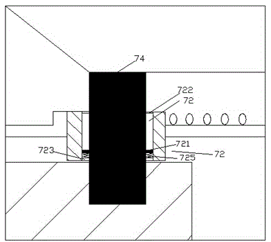 Power supply equipment interface device using bevel gear transmission