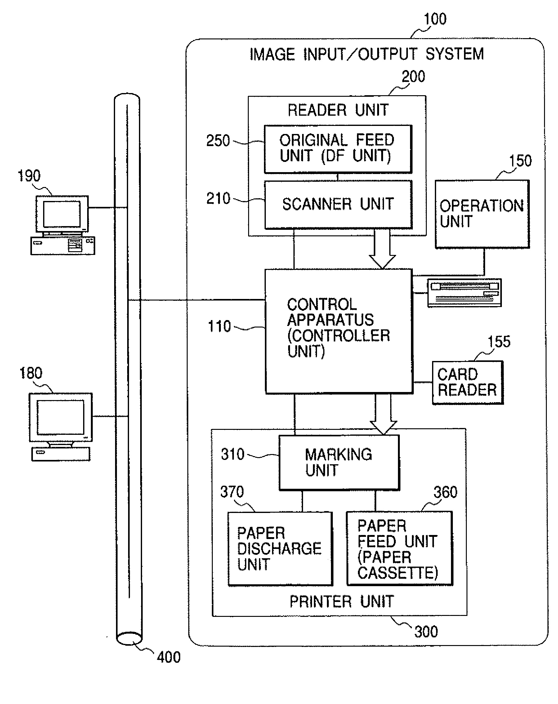 Image processing apparatus, image processing apparatus administration information display method, system, program and storage medium