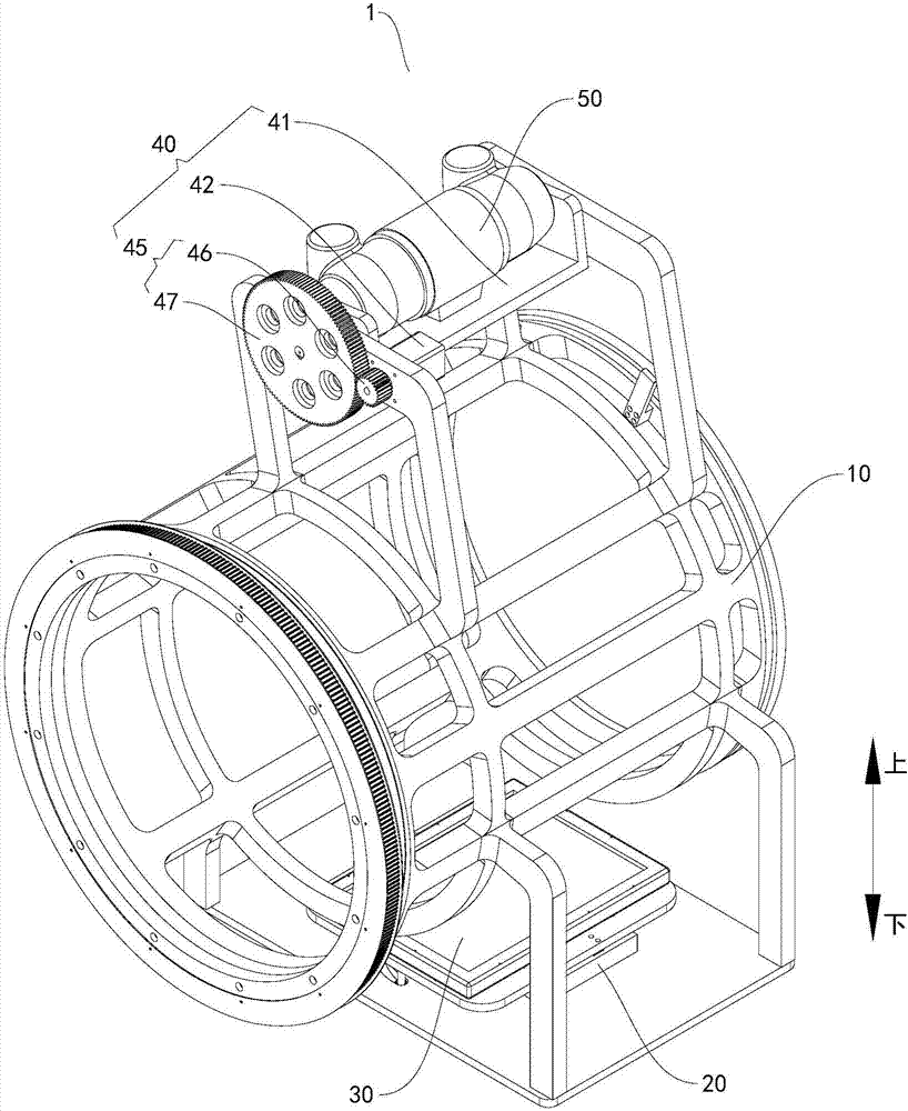 X-ray imaging device and detector deflection mechanism thereof