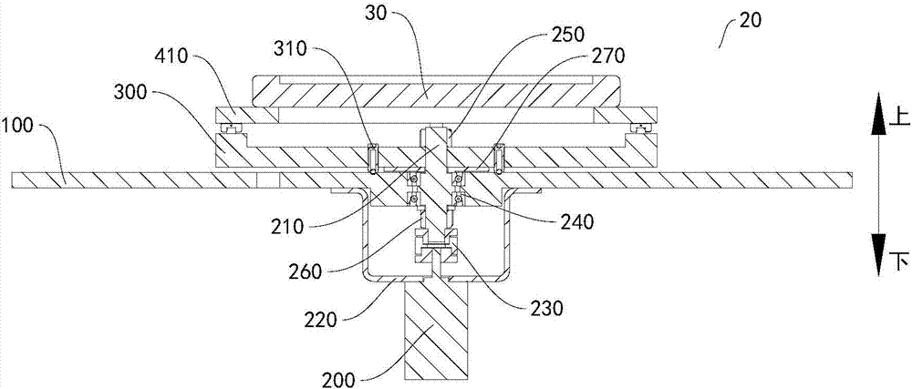 X-ray imaging device and detector deflection mechanism thereof