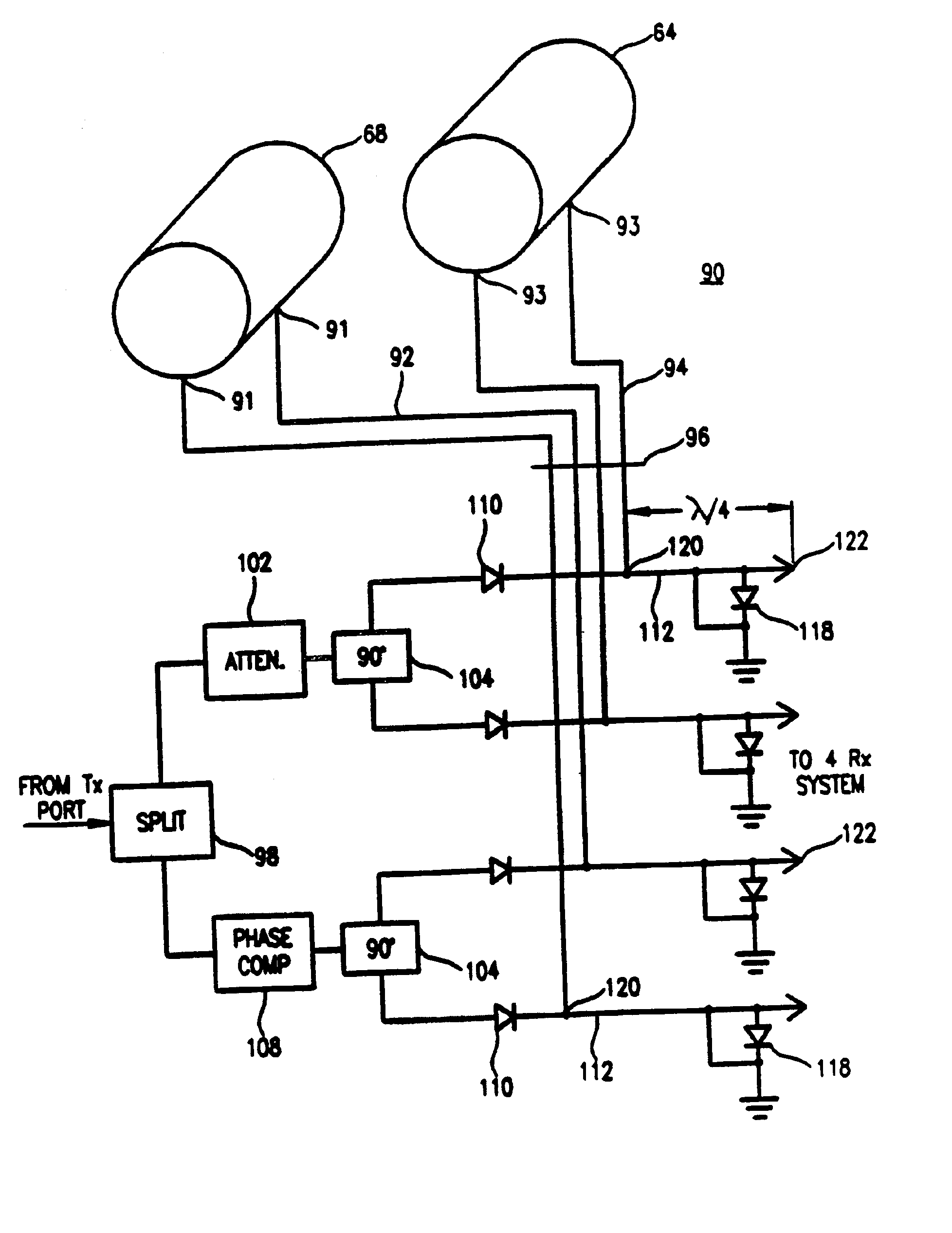 Transmit/receive phased array coil system