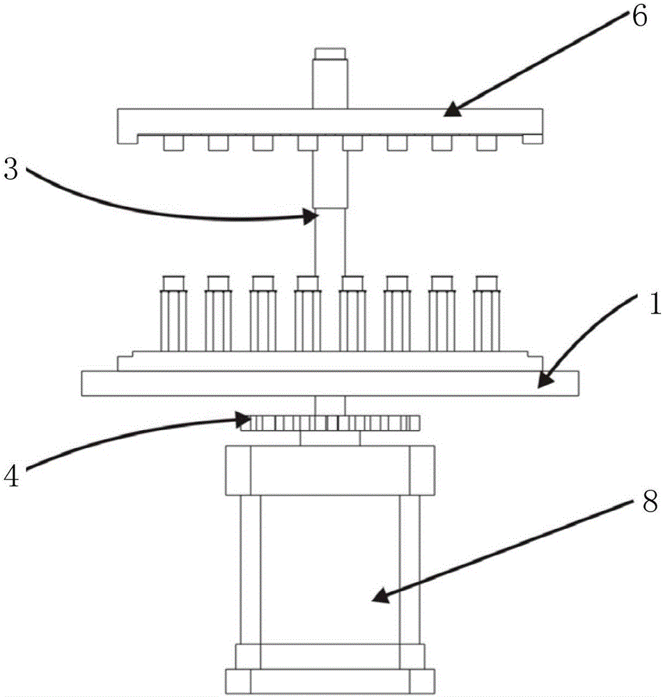 Cap pressing system of PCR reaction tubes and utilization method thereof