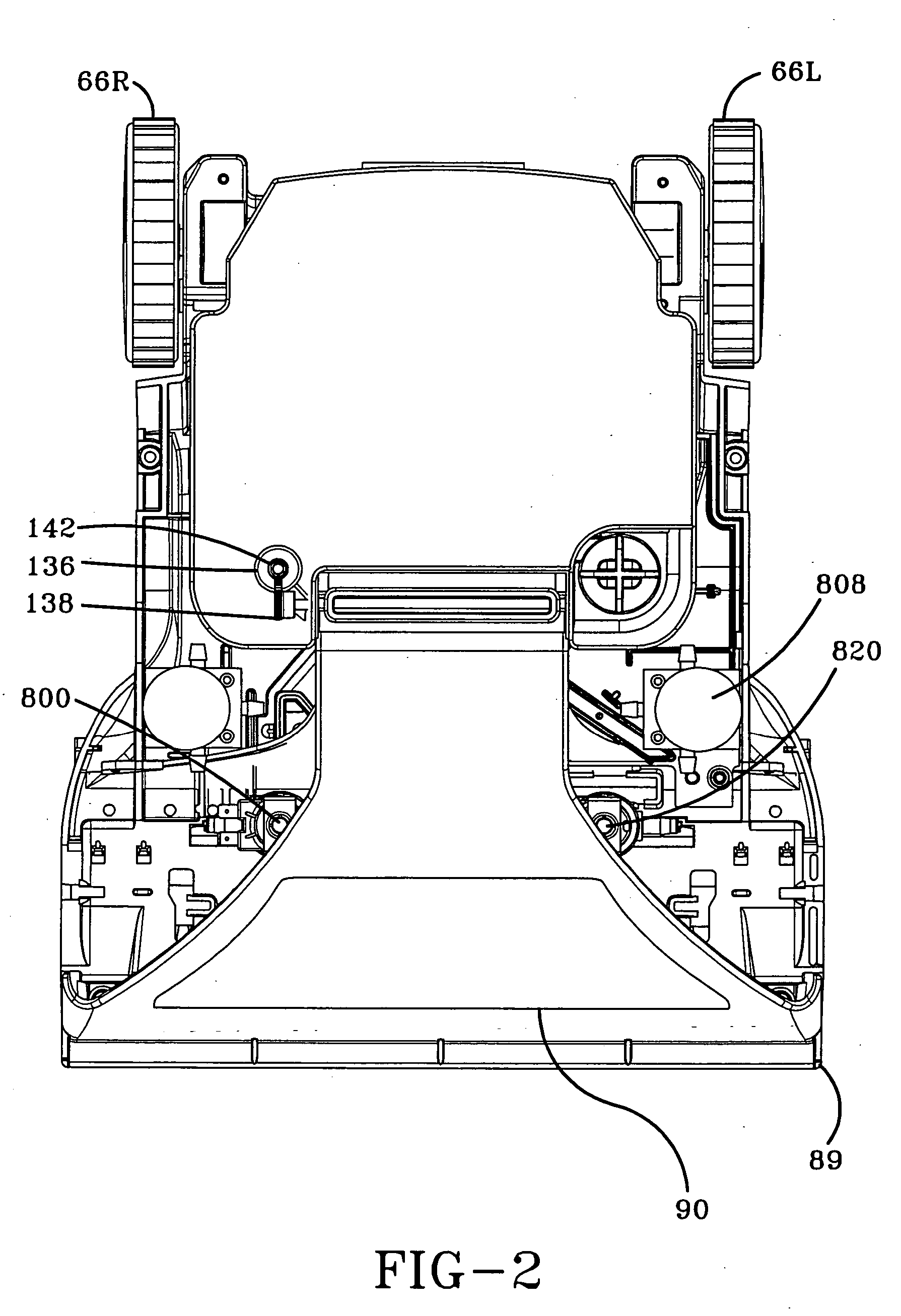 Cleaning machine for cleaning a surface