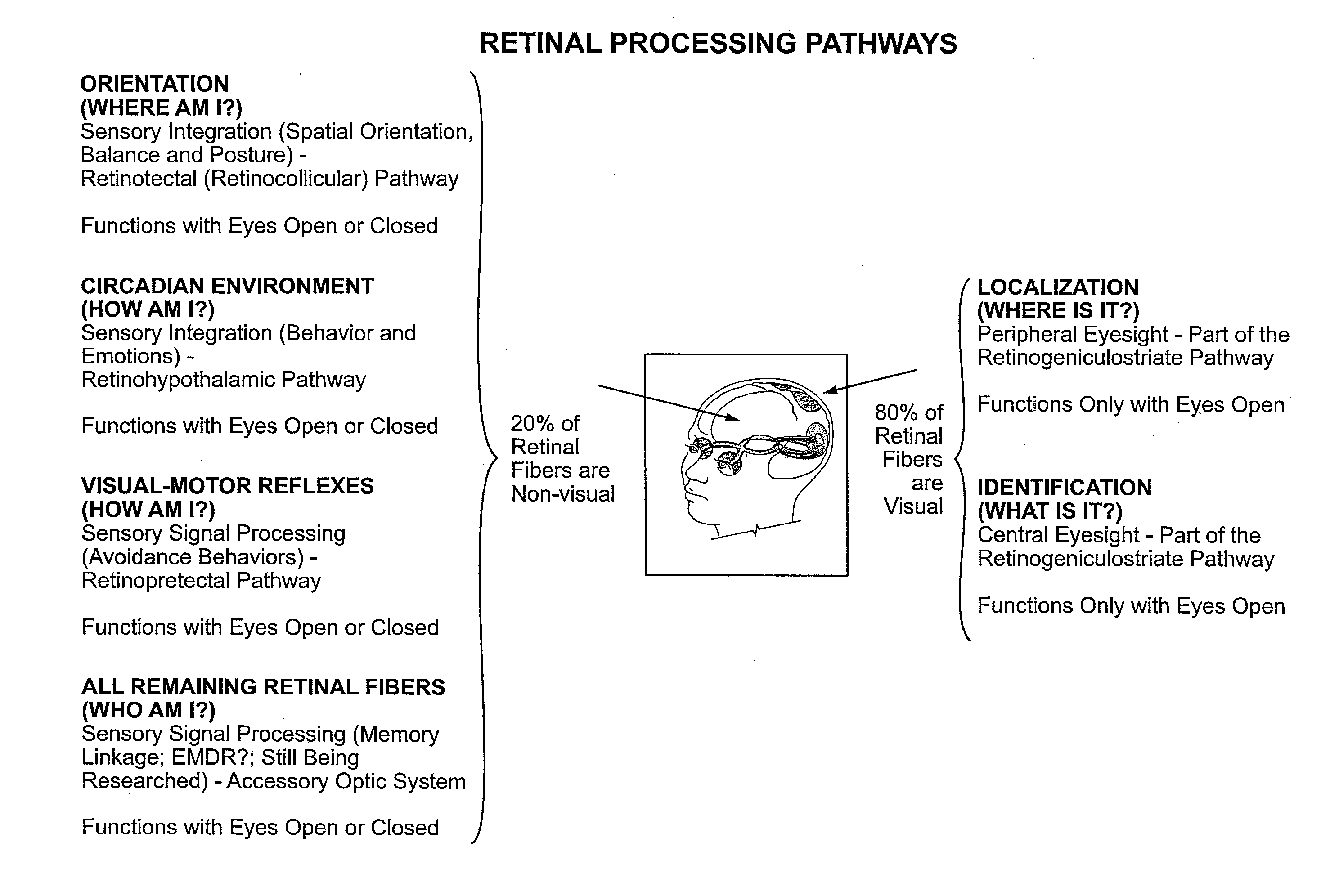 Methods for Diagnosis and Treatment of Processing Difficulties, Integration Problems, Imbalances and Abnormal Postures