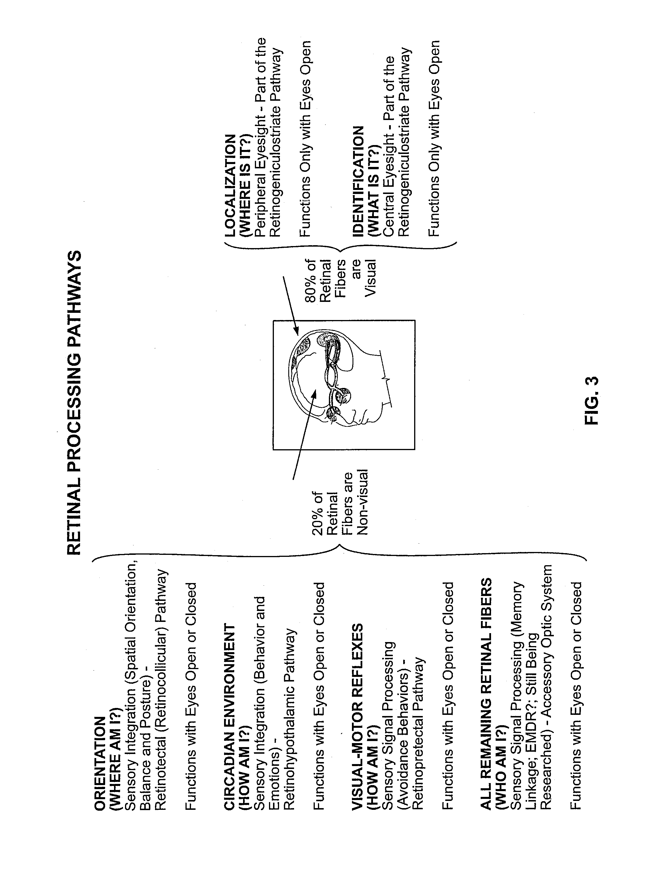 Methods for Diagnosis and Treatment of Processing Difficulties, Integration Problems, Imbalances and Abnormal Postures