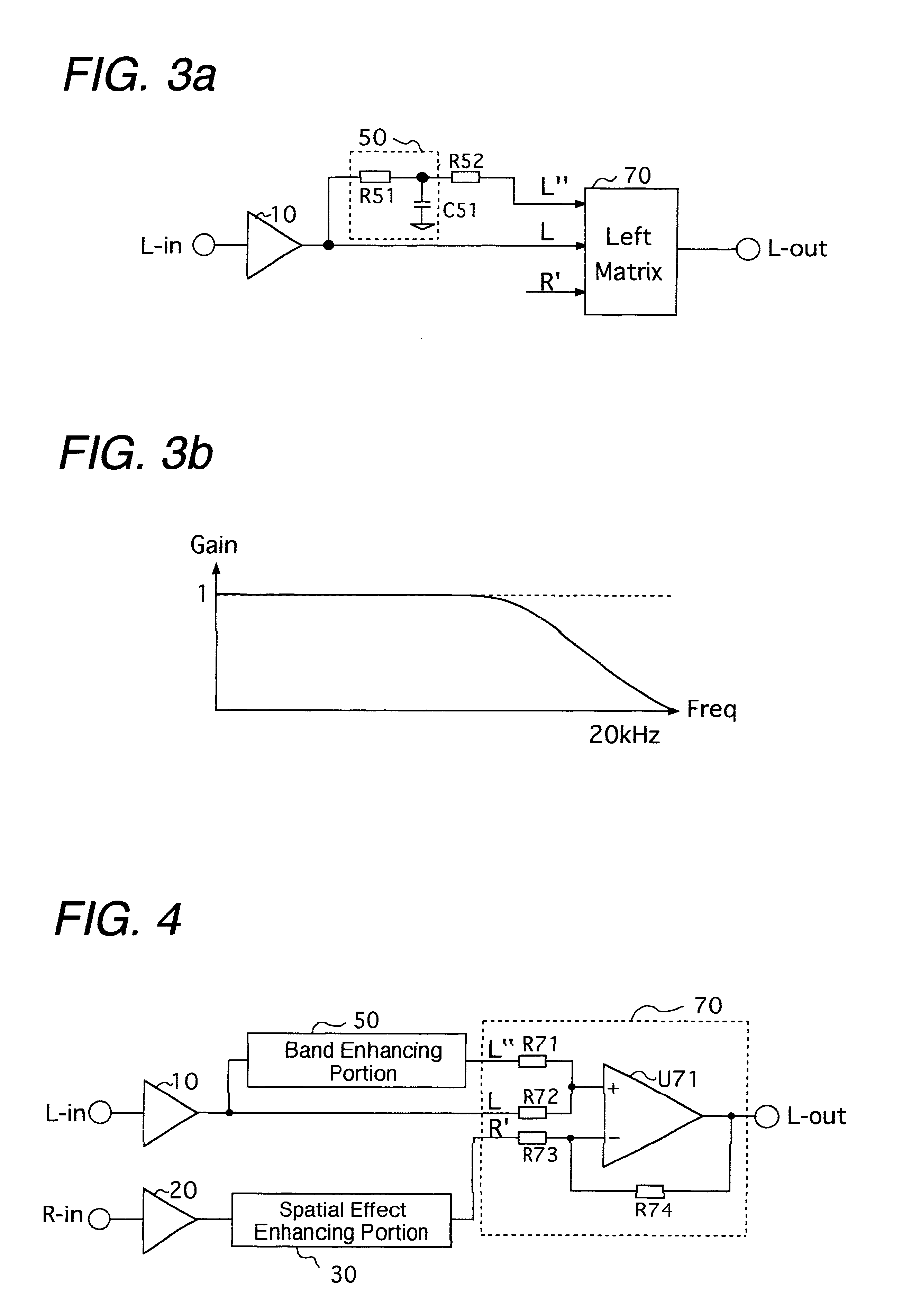 System for improving a spatial effect of stereo sound or encoded sound