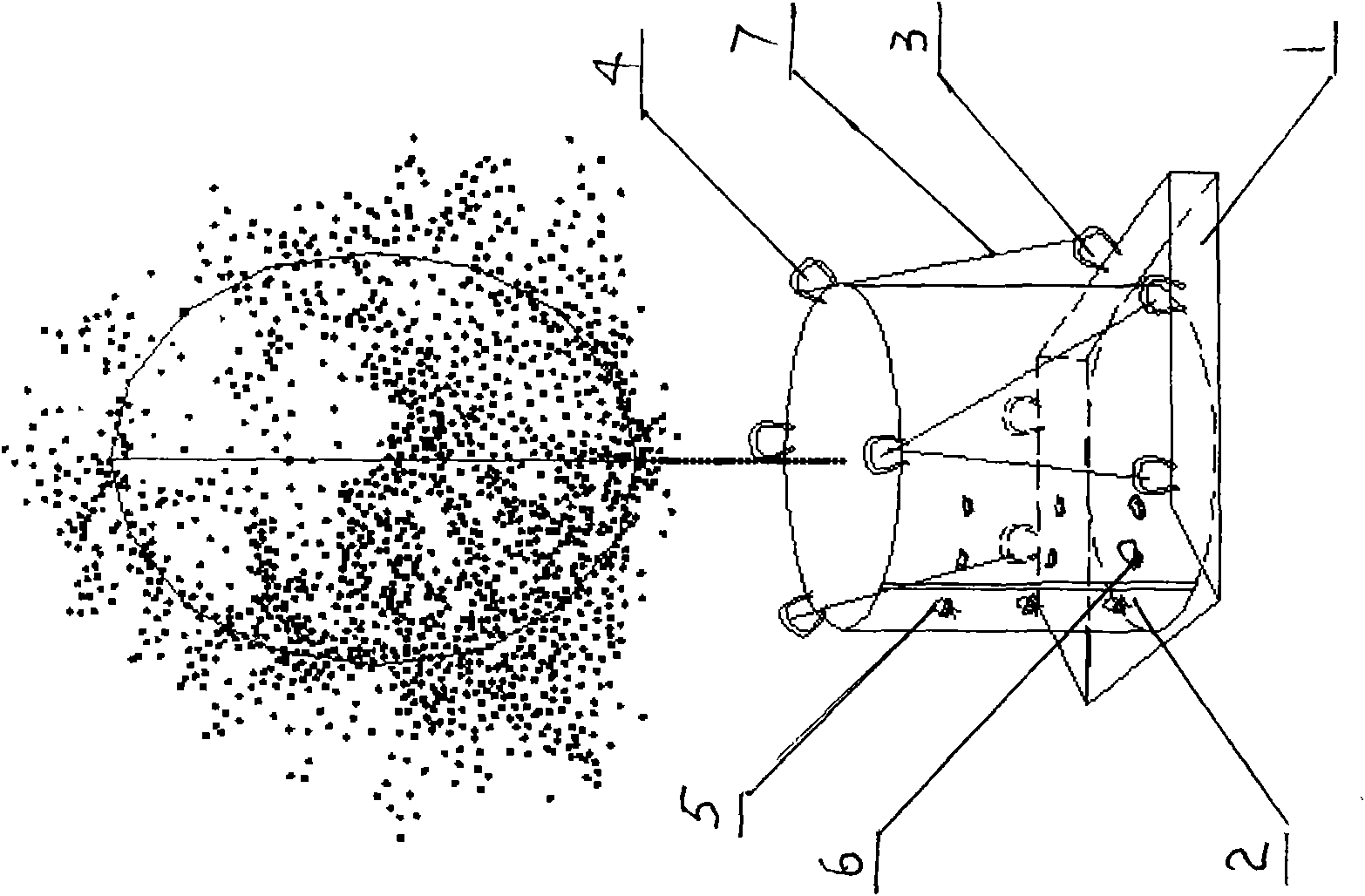 Method and device for transplanting nursery stock