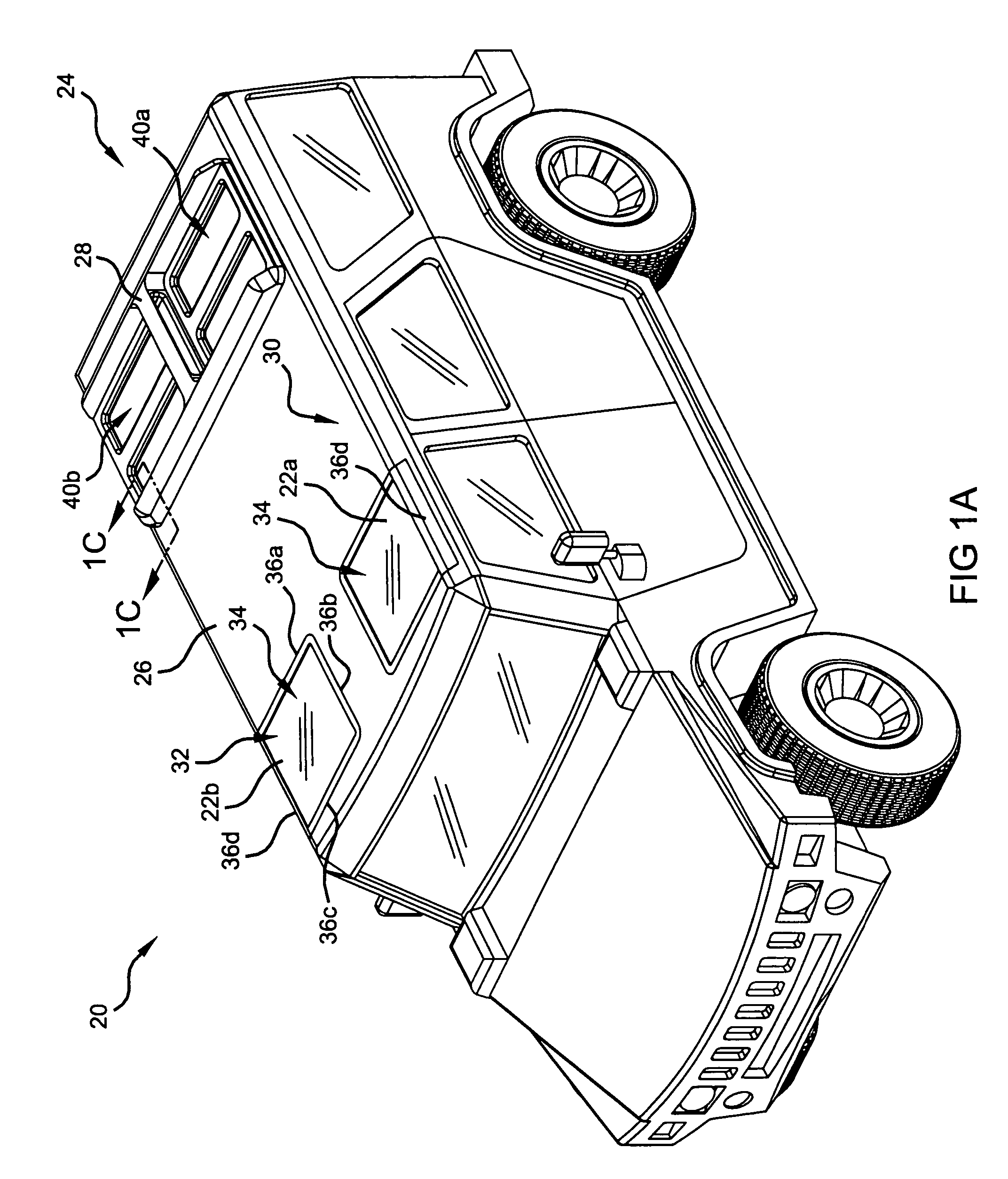 Removable T-top stowage on roof rack