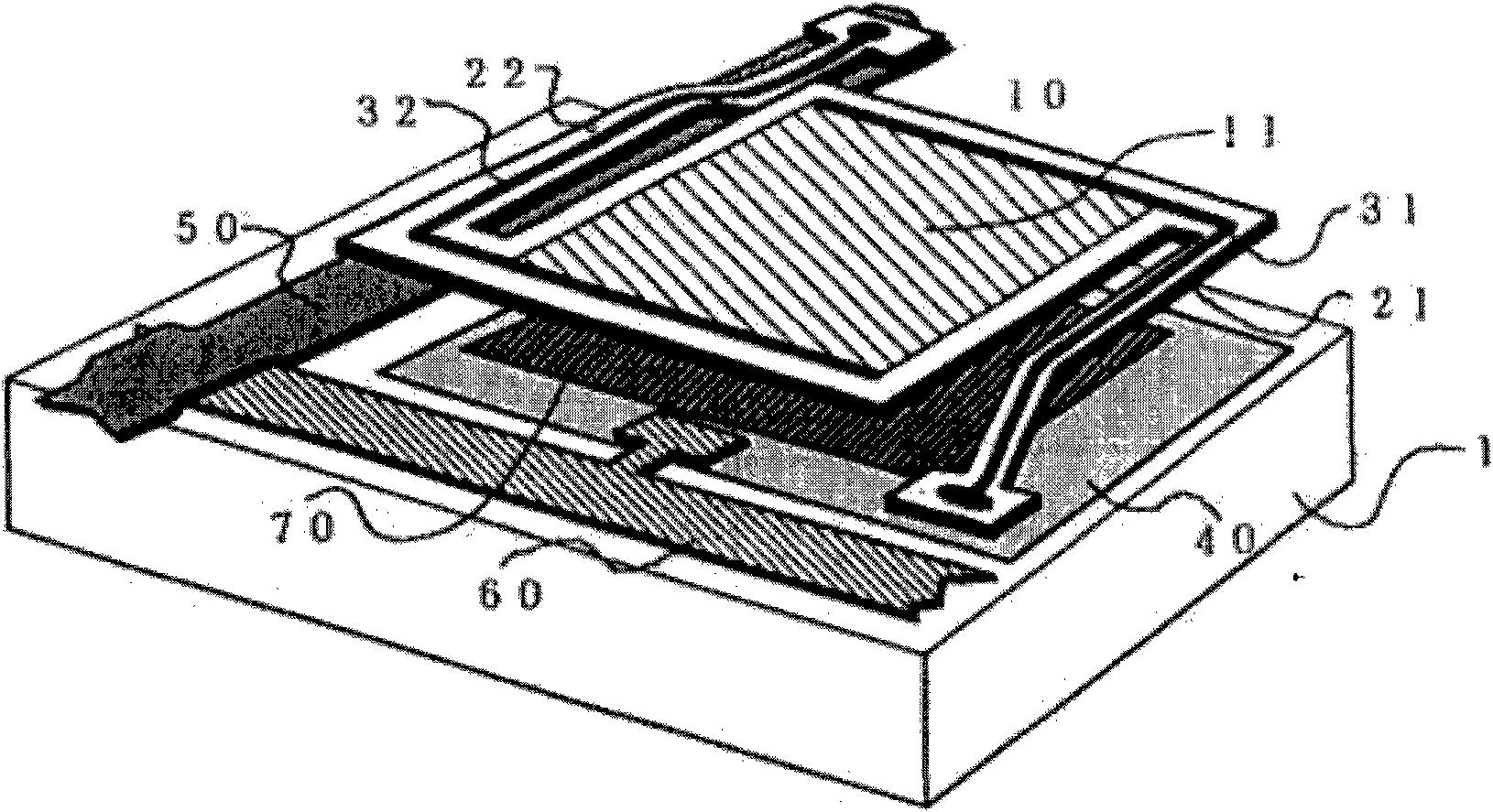 Infrared focal plane array device and manufacture method thereof