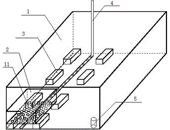 Indoor breeding device and method for urechis unicinctus