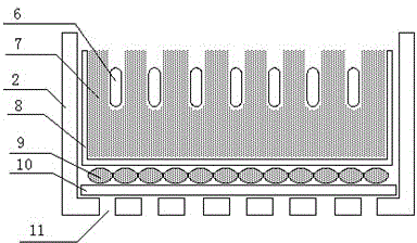 Indoor breeding device and method for urechis unicinctus