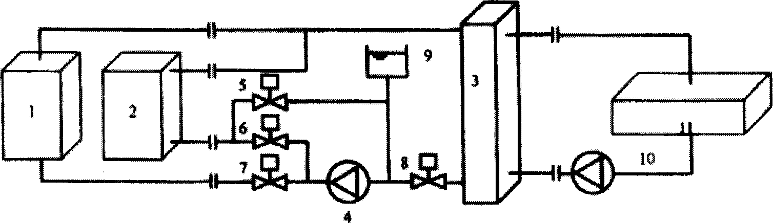 Ice cold accumulation set, air conditioning system using same and controlling method thereof