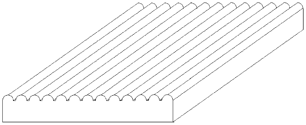 Production process of continuous modified polystyrene light guide plate and modified polystyrene light guide plate