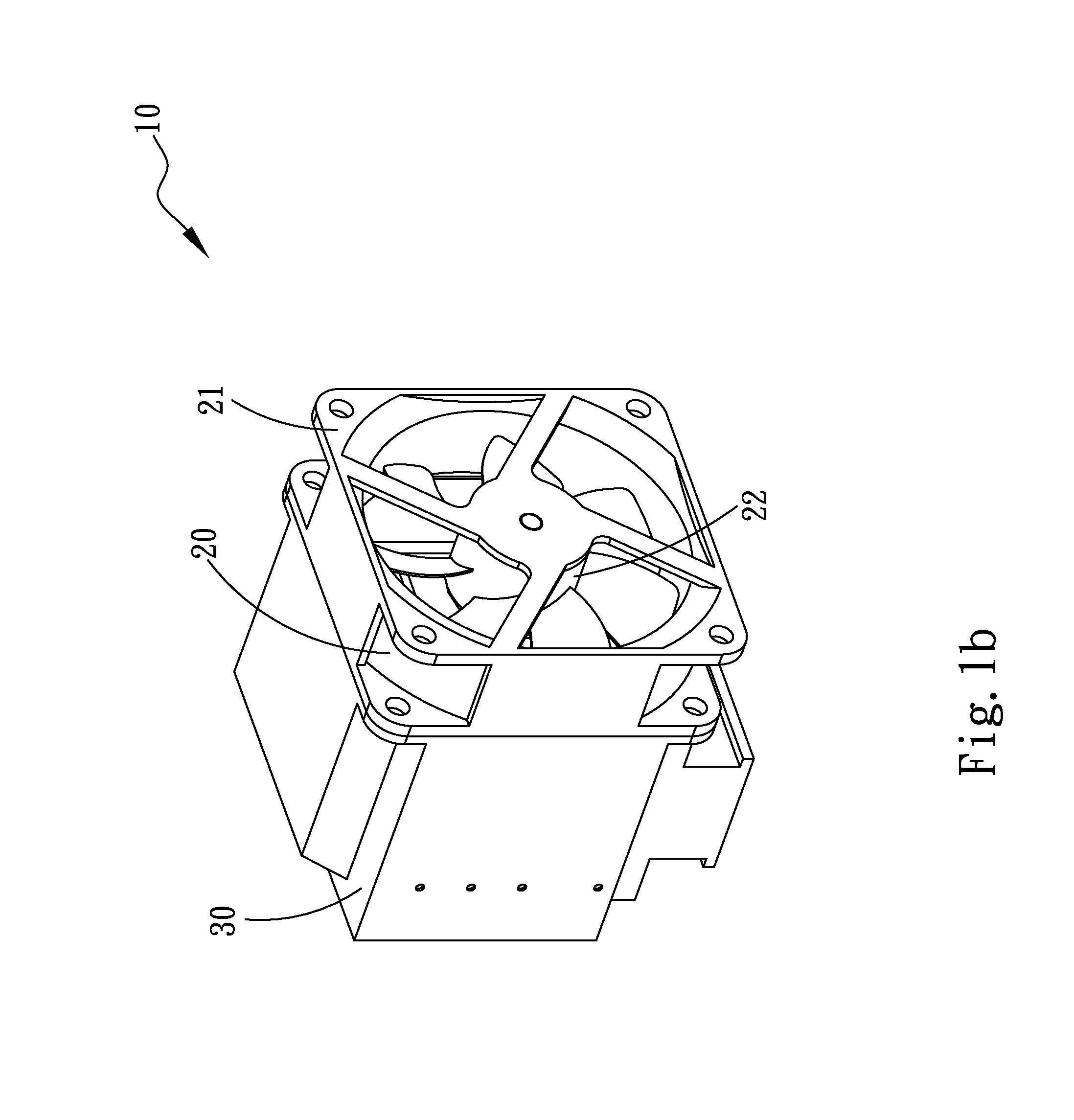 Dustproof axial-flow fan device