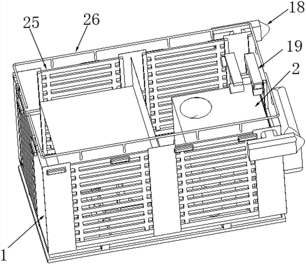 Independent box type integrated movable fire extinguishing device