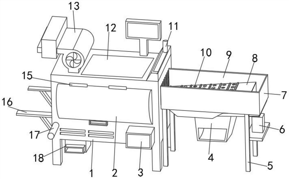 Grain drying equipment for grain storage and drying method thereof