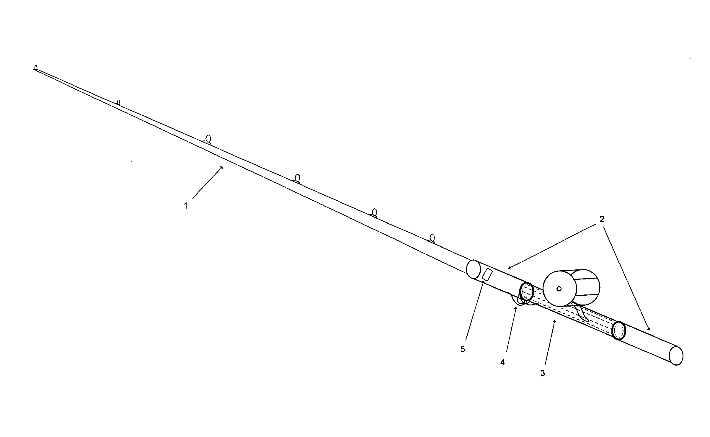 Line tension measuring device