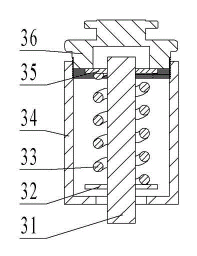 Scraper adjusting device