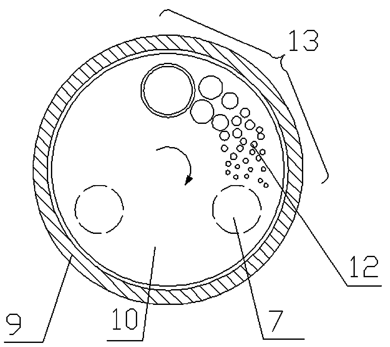 Anesthetic evaporator self-adaptive to evaporation temperature change