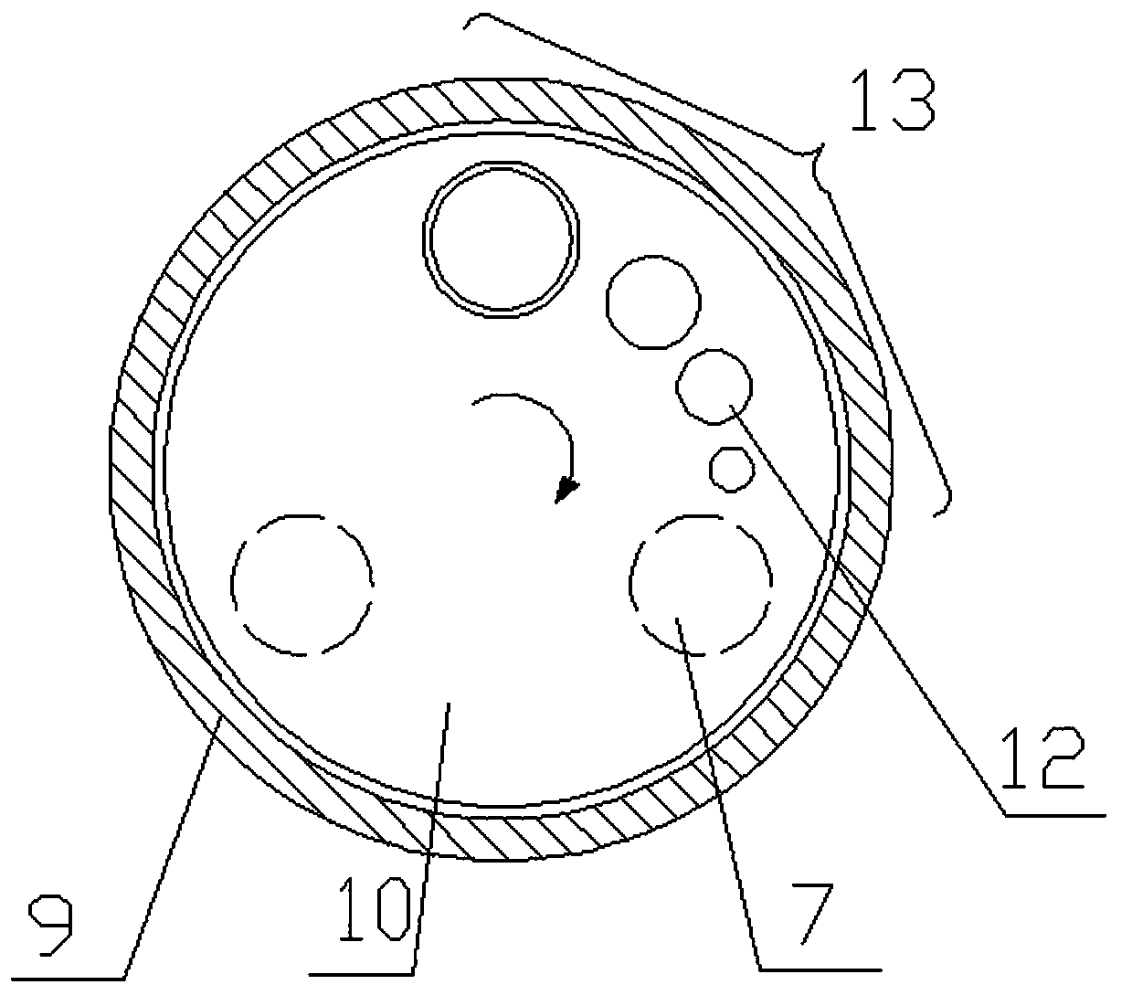 Anesthetic evaporator self-adaptive to evaporation temperature change