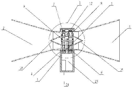 Pipe flow direct-drive power generating device