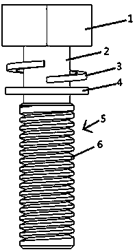 Bolt with anti-disengagement device