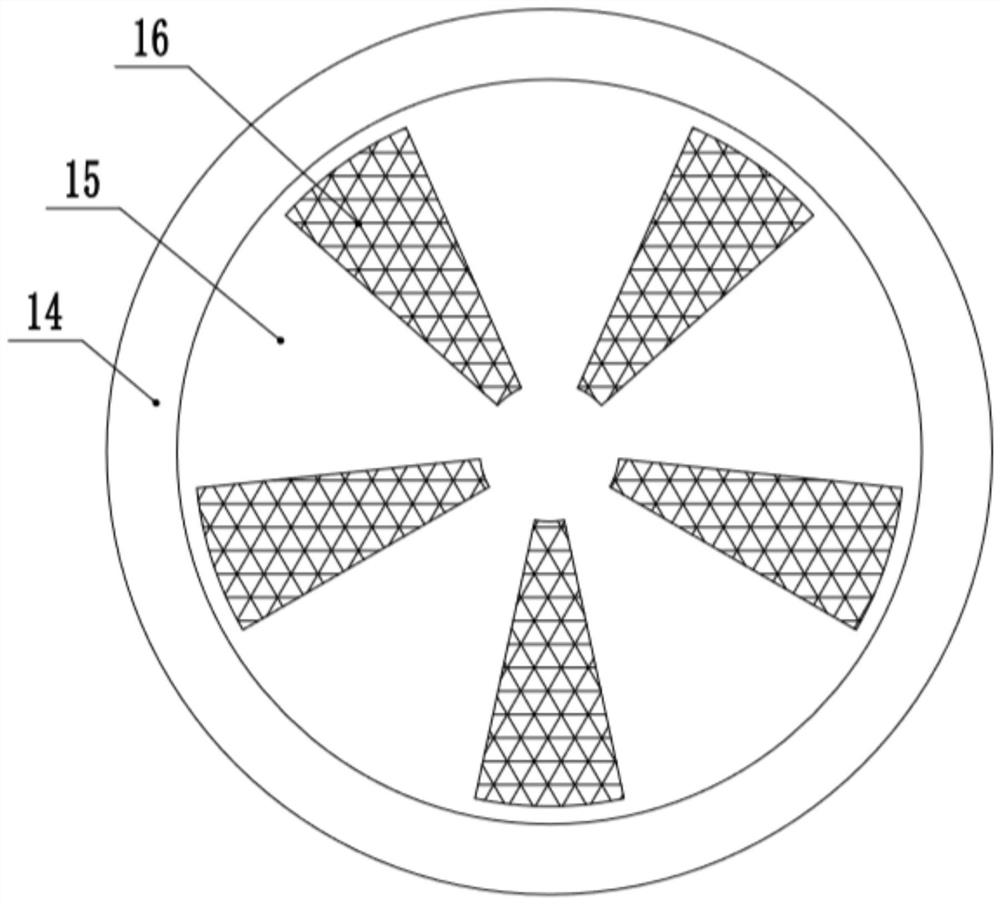 Cosmetic raw material crushing and screening device