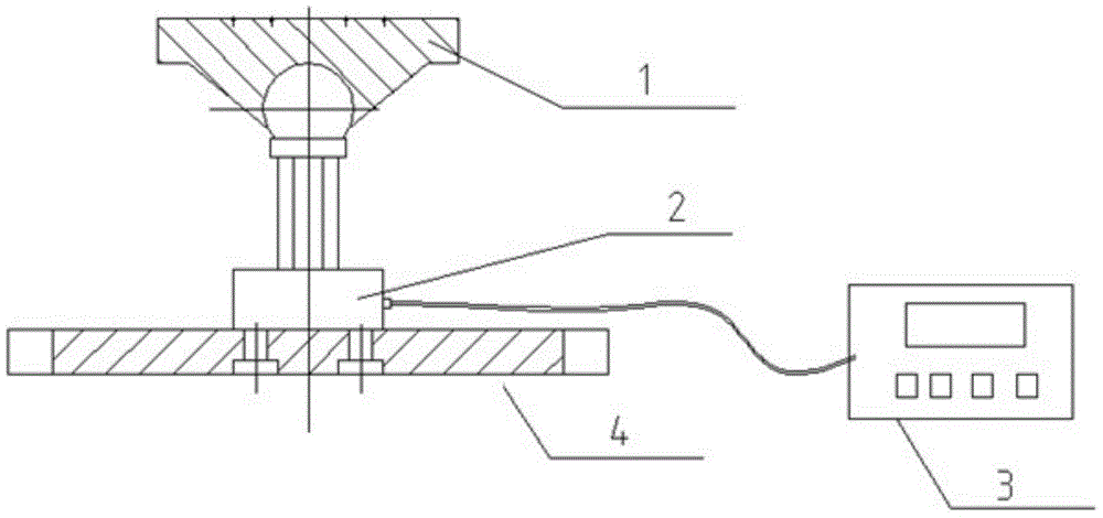 Parameter detection device for surface vibration compaction tester