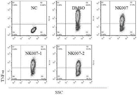 Two NK007 optical pure isomers and synthesis and application thereof