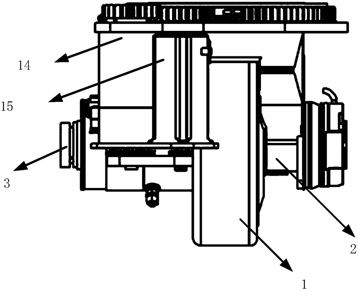 A high-precision AGV driving and steering integrated device and a control method thereof