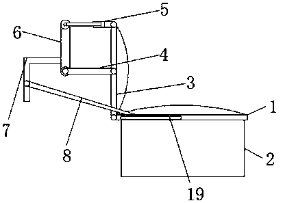 Sofa capable of being rotationally folded