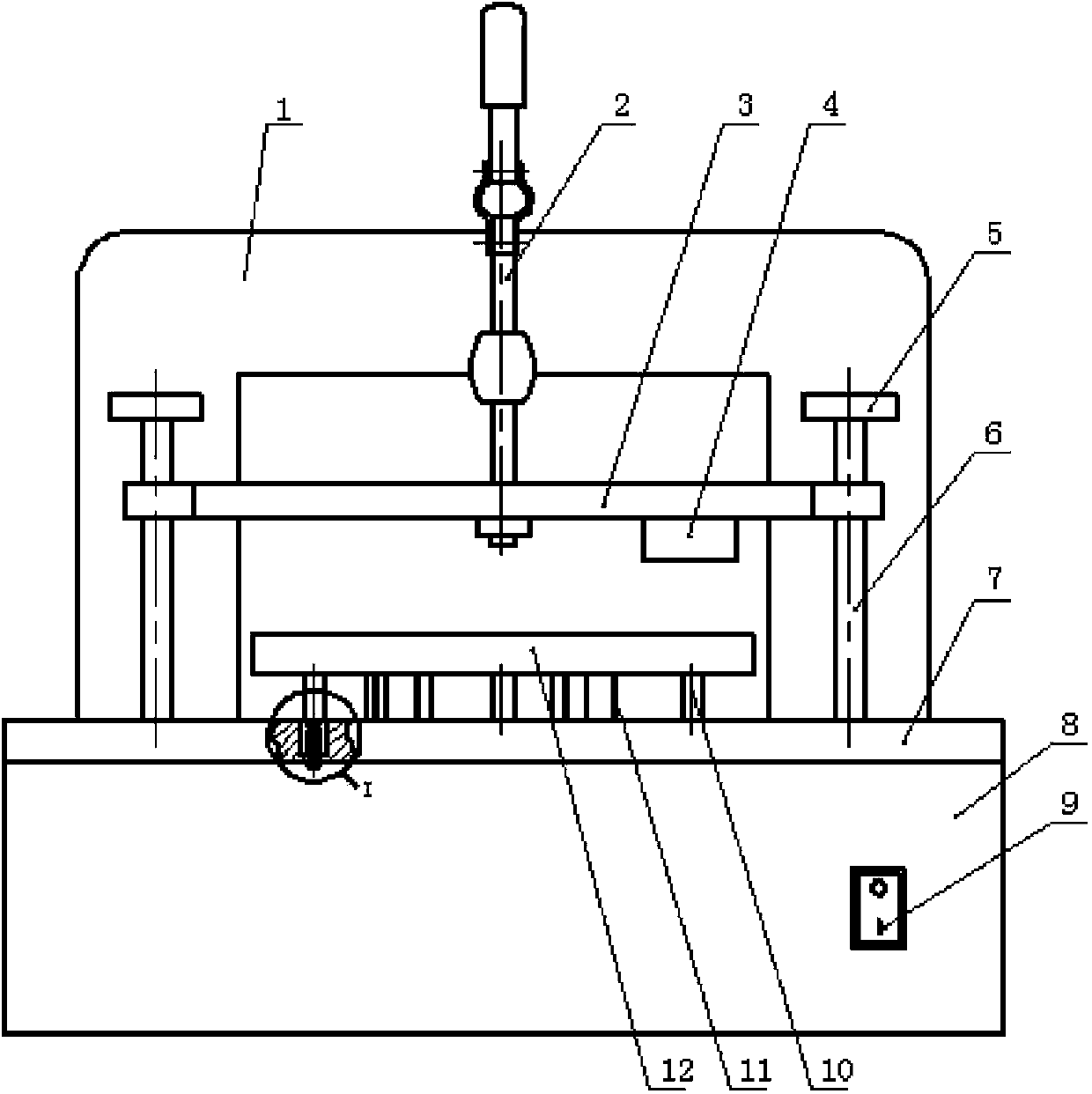 PCBA (printed circuit board assembly) test bench and application method thereof